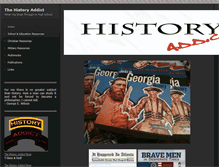 Tablet Screenshot of historyaddict.com